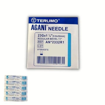 Aghi ipodermici Terumo Agani 23Gx1 1/4" - 0,6x32mm - AN*2332R1 - blu - sterili conf. 100 pz