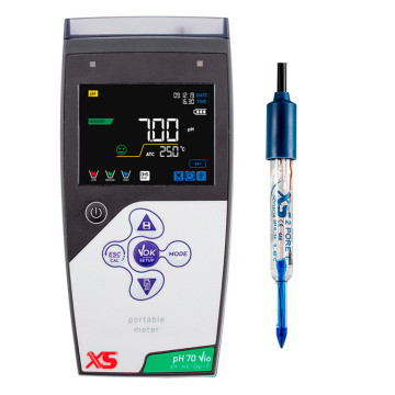 PHmetro portatile XS pH 70 Vio FOOD- Elettrodo 2 Pore T