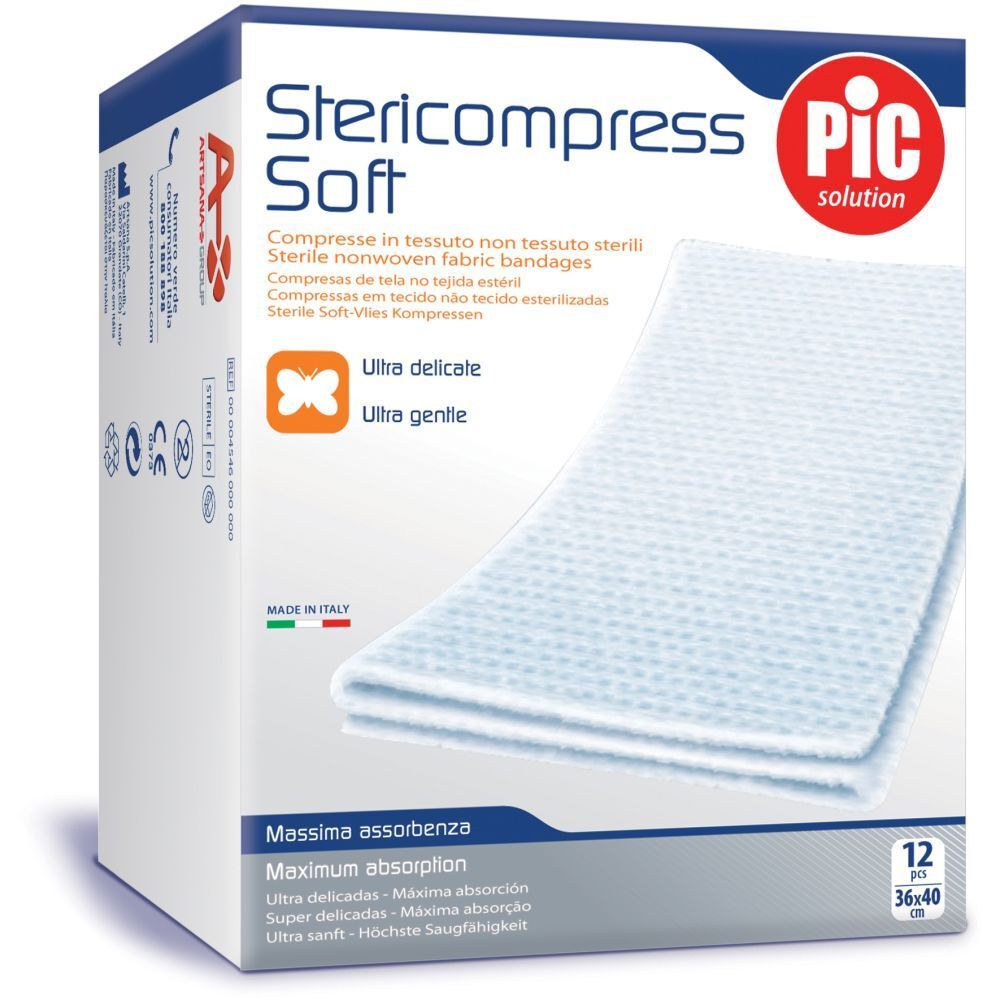 PIC Stericompress Soft compresse di garza in TNT