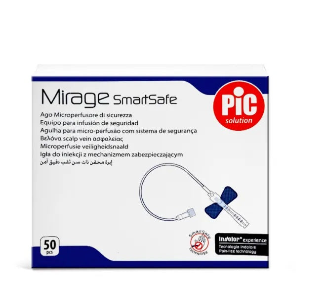 PIC Mirage SmartSafe aghi microperfusori con sistema di sicurezza