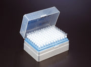 Puntale standard con filtro ClearLine sterile in rack con coperchio calzante