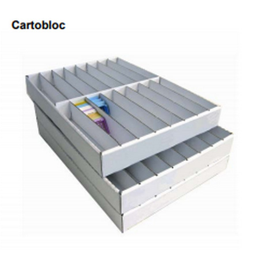 Archivio in cartone Cartobloc per blocchetti CF/10