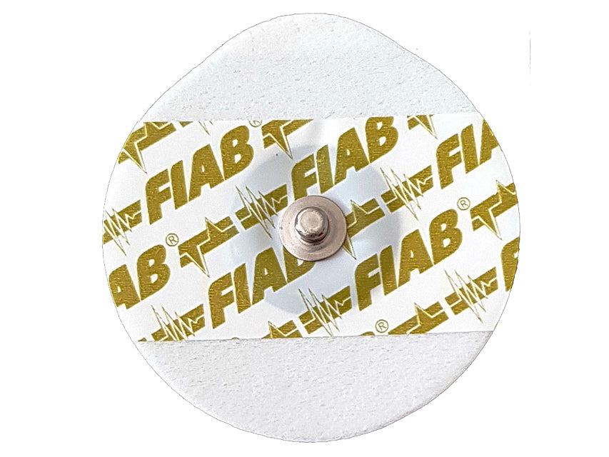 Elettrodi Monouso Fiab F9060 in Foam per ECG - Ovali 50 x 48mm - Conf.50 pezzi
