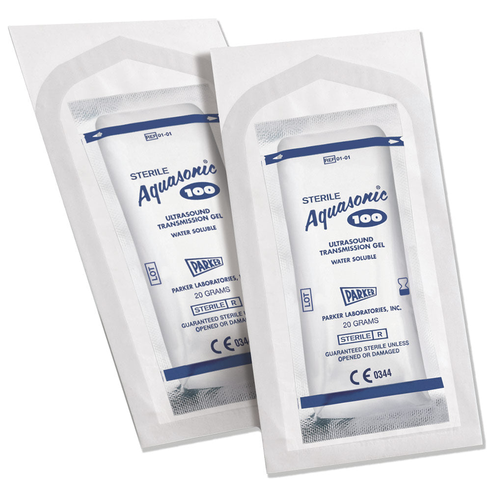 Gel ultrasuoni acquasonic 100 sterile in bustina da gr. 20 - conf. 48 pz.
