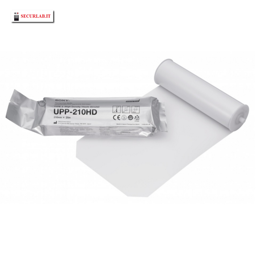 Carta Termica Sony UPP-210HD (Bobina Alta Densità 210 mm x 25 m)