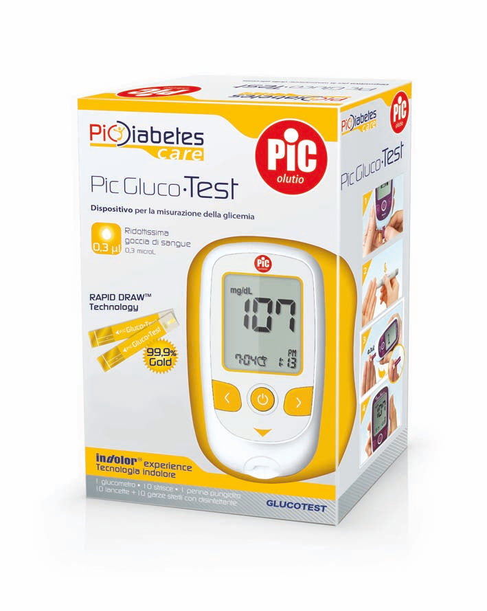 Kit Glucometro PIC GLUCOTEST