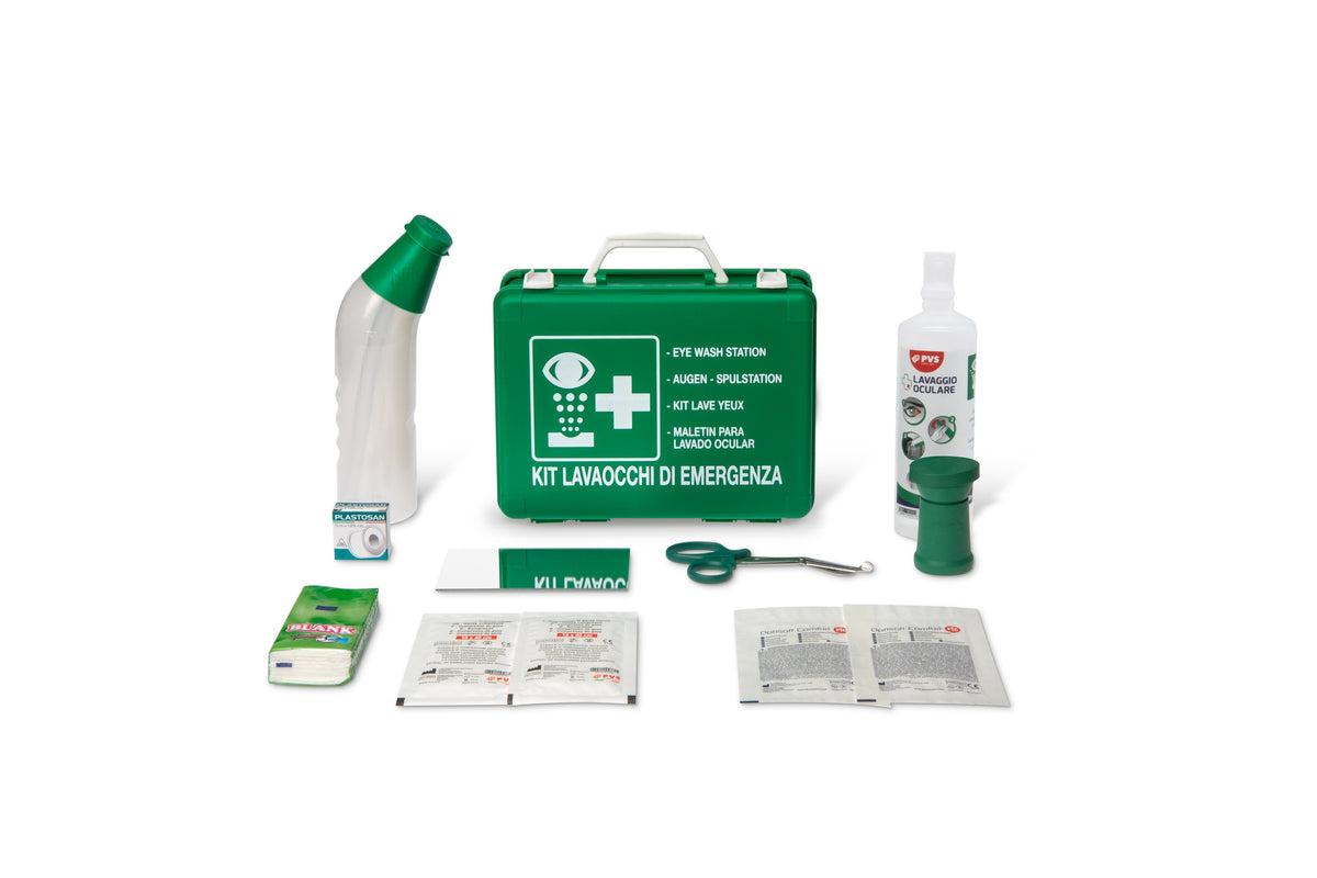 Maletín para kit lavaojos