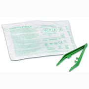 Pinzetta monouso sterile per medicazione in plastica - cm.13 - conf. singola
