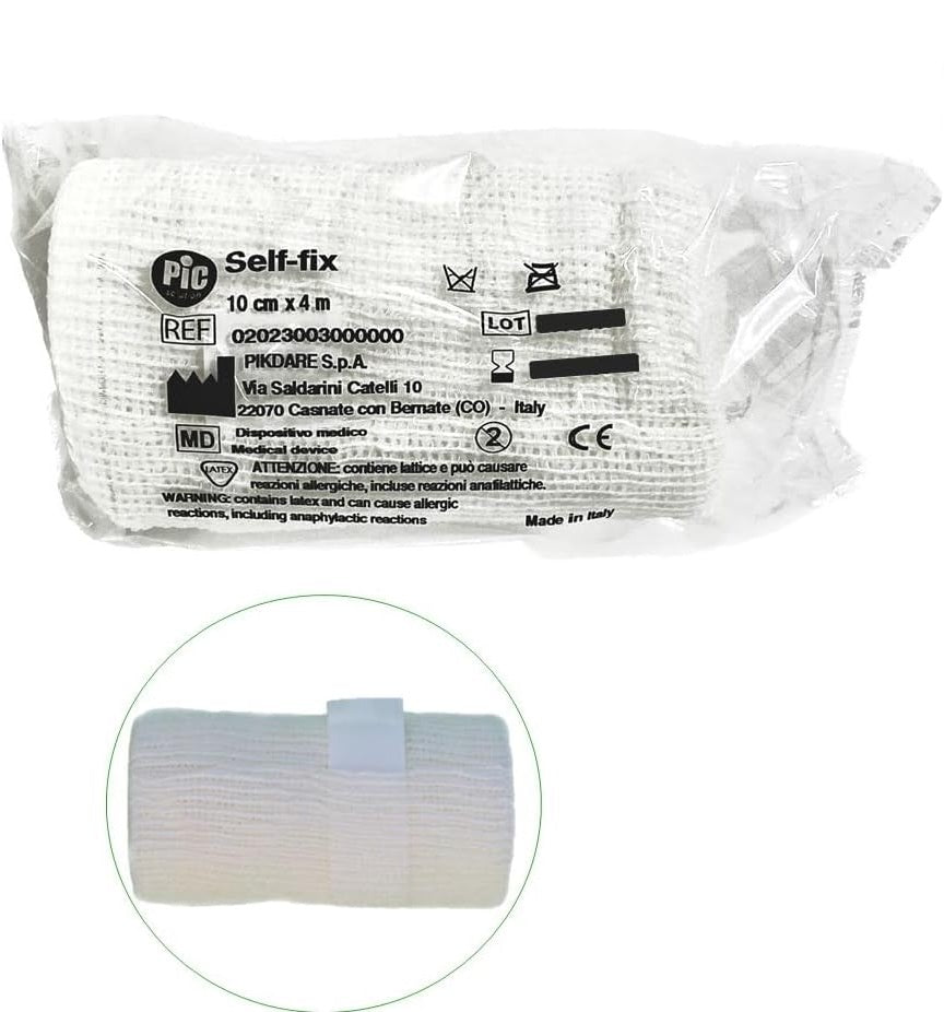 Self Fix Benda elastica autoaderente Pic Solution - 10 cm x 4 m