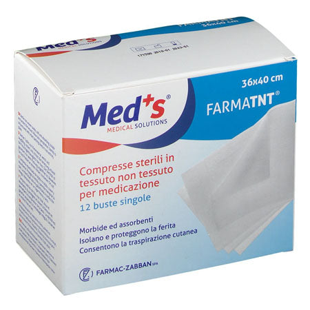 Compresse FARMATNT sterile cm 36x40 - conf.12  buste singole