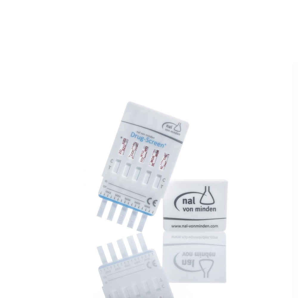Drug Screen multi 6AG AMP300, COC100, MDMA500, MET300, MOR/OPI100, THC25 25 test