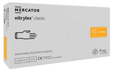 Guanti in nitrile bianchi - senza polvere - Nytrilex Classic - tg.XS - conf.100 pz.