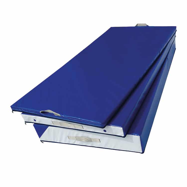 Materasso colre blu Dim. 200x100x10  ignifugo classe 1 IM adatti per esercizi di ginnastica