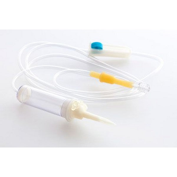 Deflussore universale con filtro con Roller Senza Ago LUER-LOCK - Tubo 140 cm