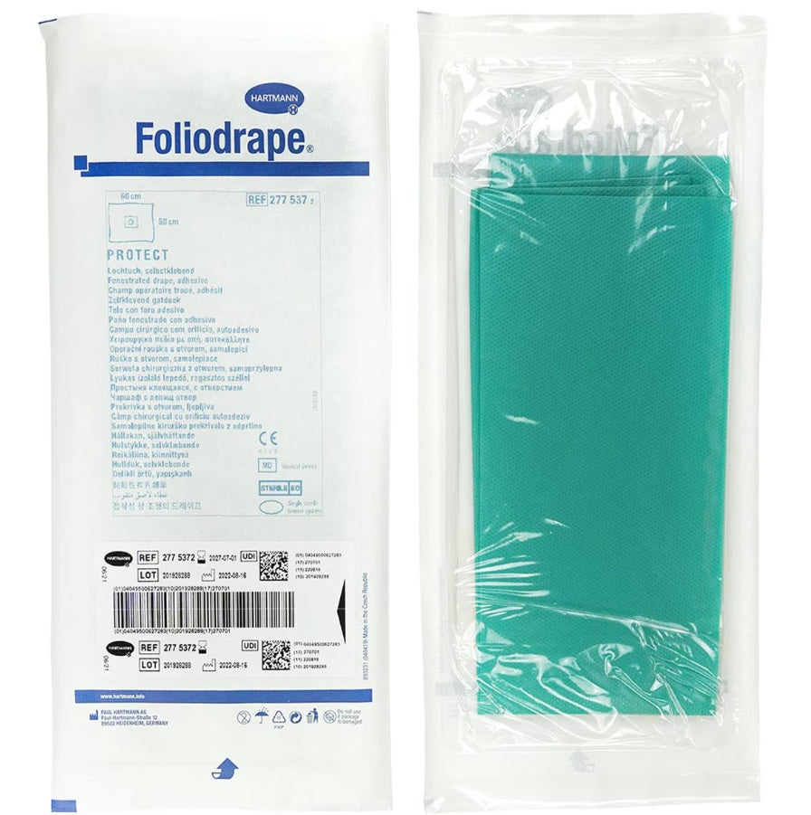 HARTMANN Foliodrape Protect telino chirurgico sterile adesivo con foro Ø 7 cm