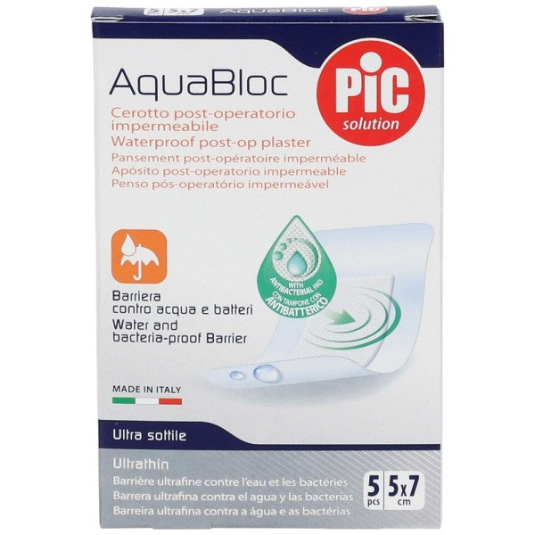 Apósitos Aquabloc PIC estériles con antibacteriano