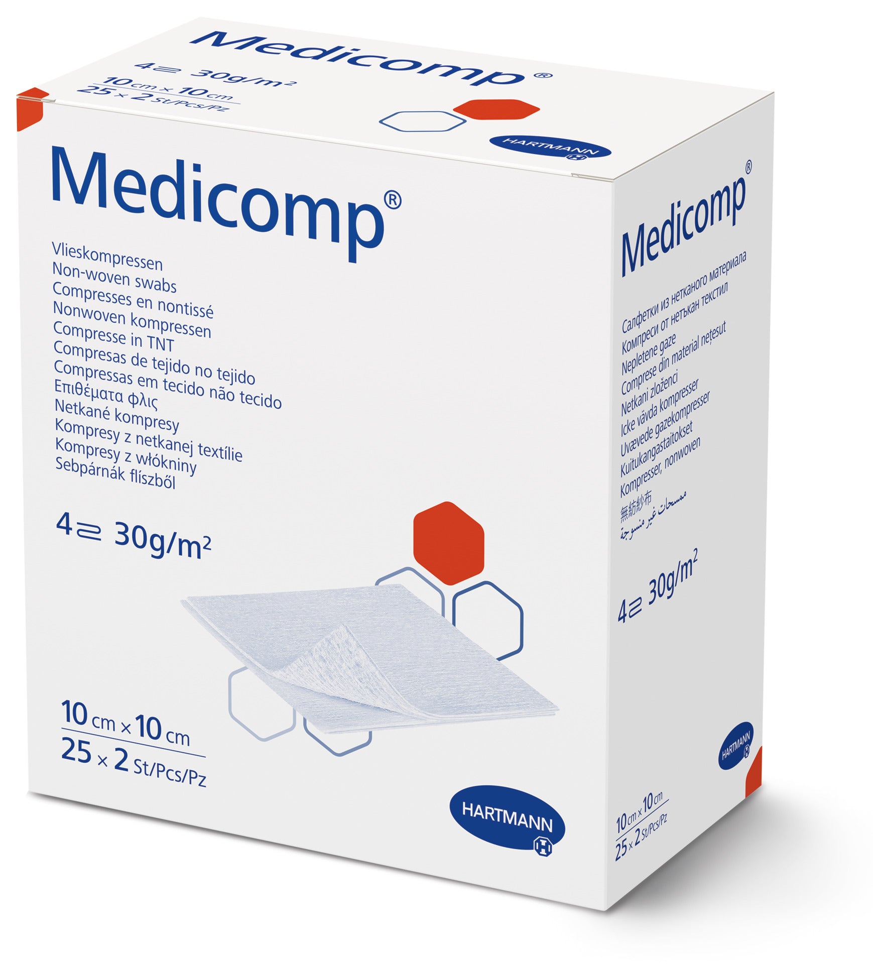 HARTMANN Medicomp Compresse in TNT sterili 4 strati