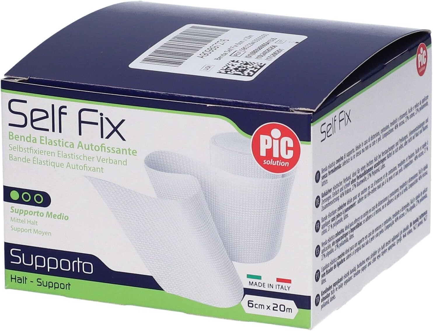 PIC Benda elastica coesiva Self Fix autofissante