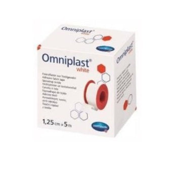 HARTMANN Omniplast White Textil-Heftpflaster - weiße Einzelrolle