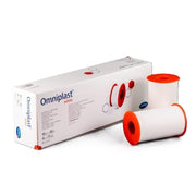 Omniplast White fabric tape strips - 10 cm x 10 m - pack of 5 white single rolls