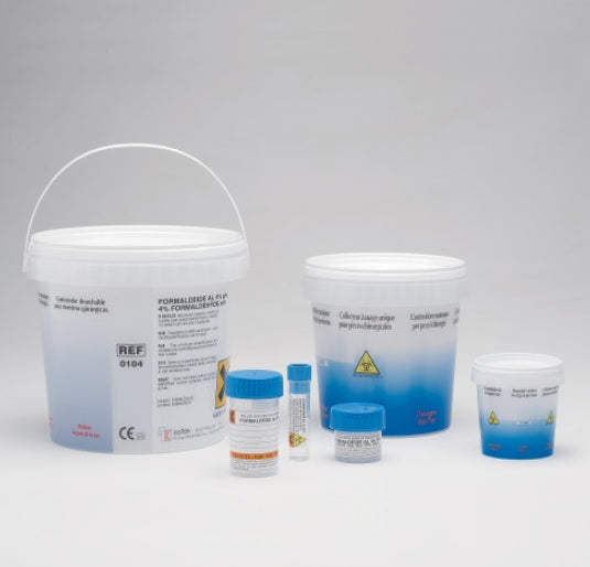 Contenitori da 60 ml con acido cloridrico 16% per test catecolamine urinarie conf. 50 pz.