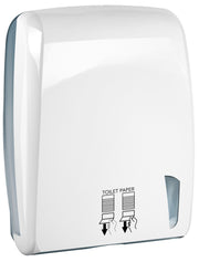 Dispensador de papel higiénico intercalado de doble columna - SKIN TOILET BIVUZETA 969