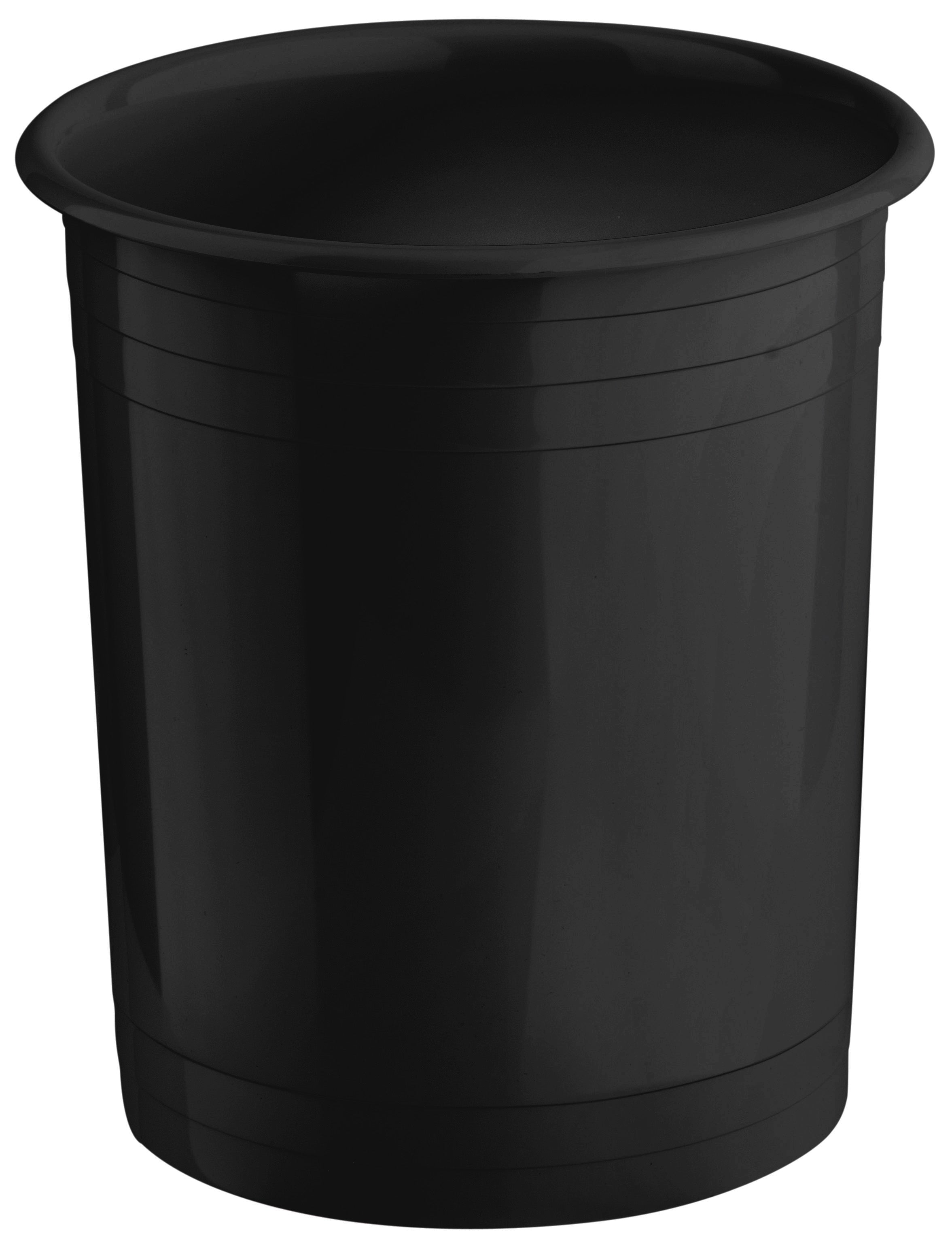Cestino gettacarta da camera 6 L - 565 - Nero