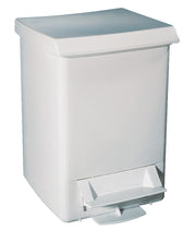 Pattumiera a pedale 6 L con secchiello estraibile - PATTY 6 - Bianco