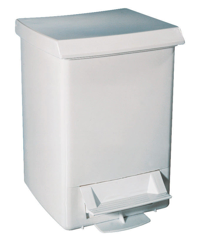 Pattumiera a pedale 6 L con secchiello estraibile - PATTY 6 - Bianco