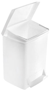 Pattumiera a pedale 18 L con cestello estraibile - PATTY 18 - Bianco