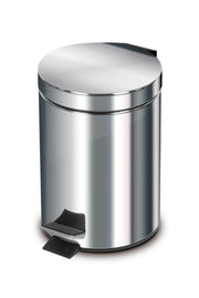 Pattumiera a pedale in acciaio inox 3 L - 551 - Inox