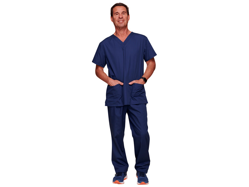 Uniforme medicale blu S unisex