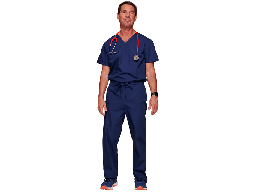 Uniforme medicale blu S unisex