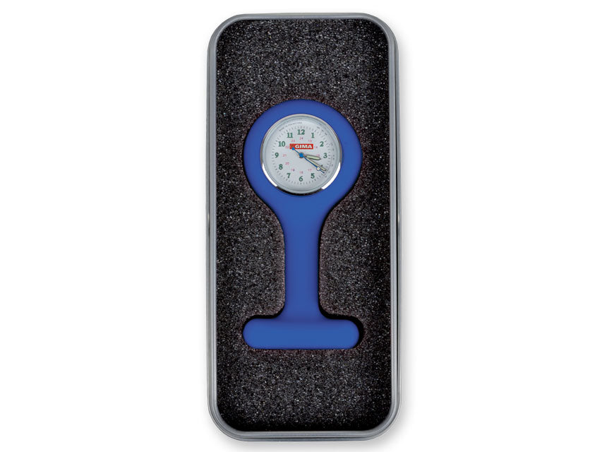 GIMA Orologio per infermieri con scatola alluminio - rotondo