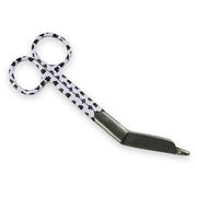 Ciseaux d'infirmière en acier inoxydable - 14 cm - motif empreintes