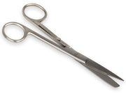 Ciseaux droits à pointes alternées avec clip - 14 cm - 1 pc.