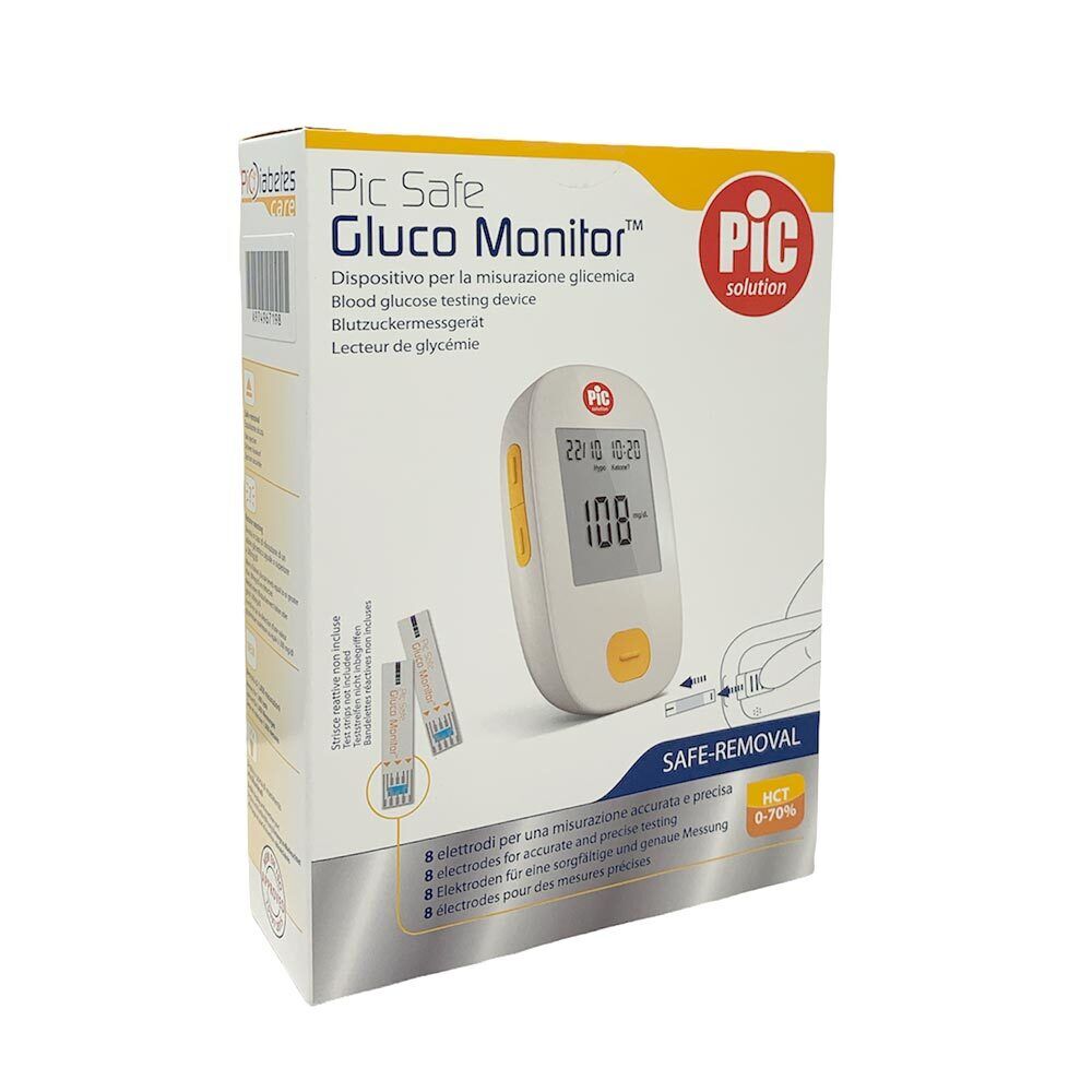 Gluco Monitor Pic Safe - Blutzuckermessgerät mit Monitor