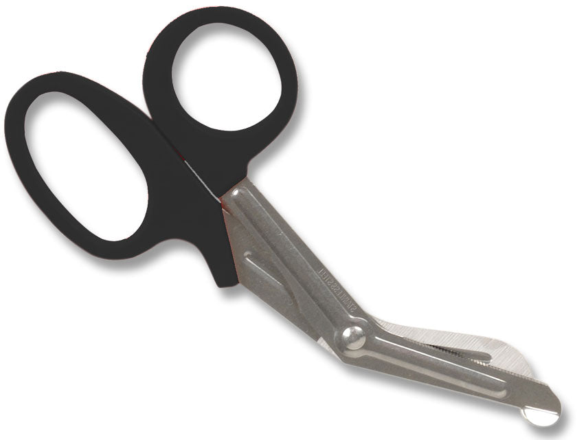 GIMA Forbici per bende in acciaio con manici in plastica 19 cm
