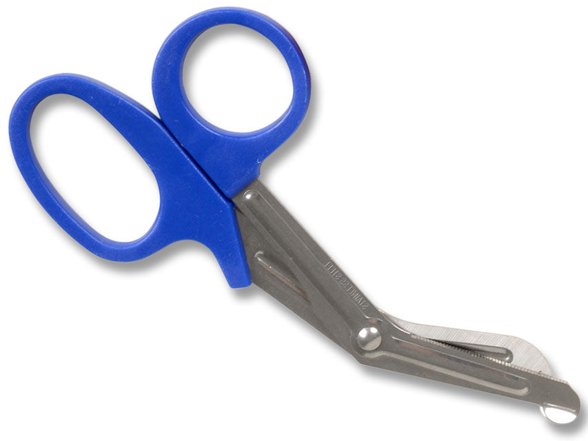 GIMA Forbici per bende in acciaio con manici in plastica 19 cm