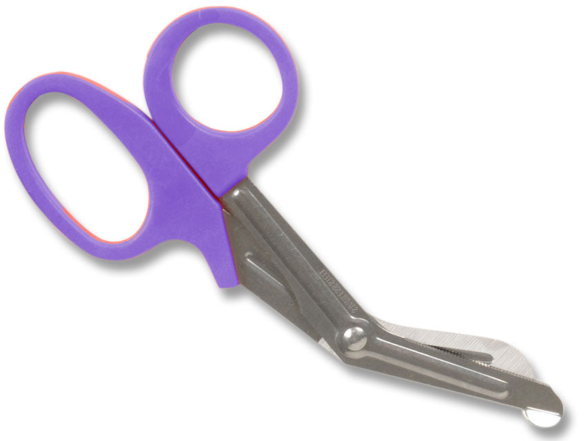GIMA Forbici per bende in acciaio con manici in plastica 19 cm