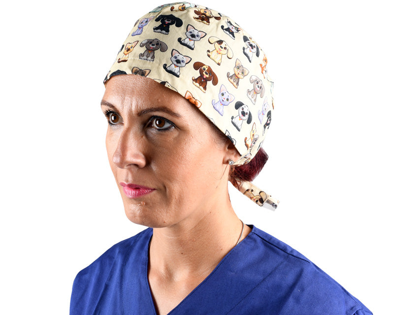 Cappellino chirurgico fantasia pets - M