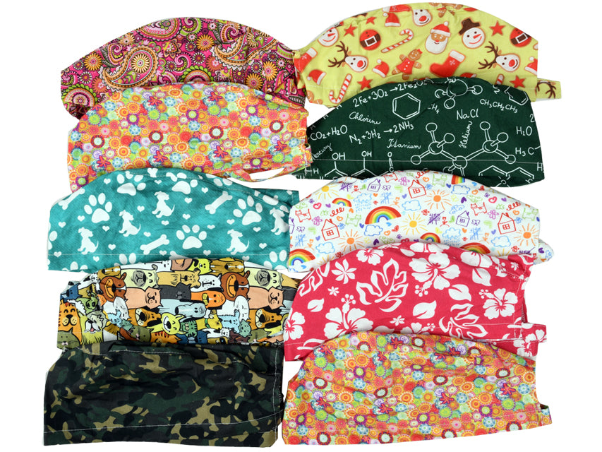 Cappellino chirurgico fantasia chimica - M