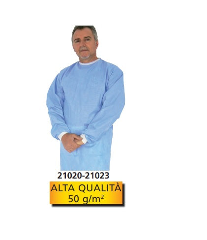 Camice chirurgico 50 g con polsini - sterile