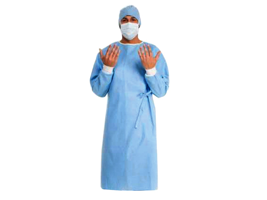 Camice chirurgico 40g/m2 140x160 cm - misura xxl - non sterile - conf. 100 pz.