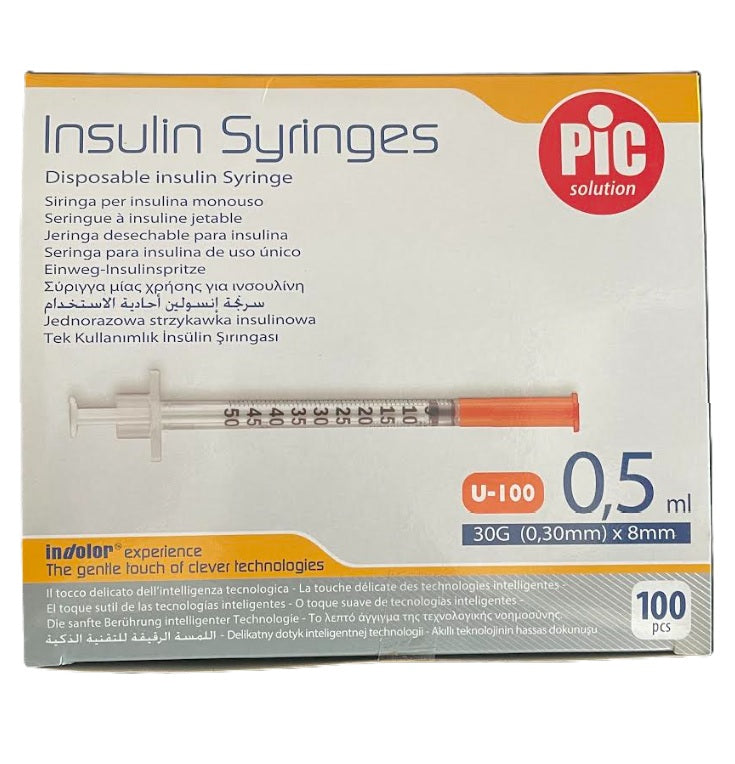 PIC INSUMED syringes for insulin
