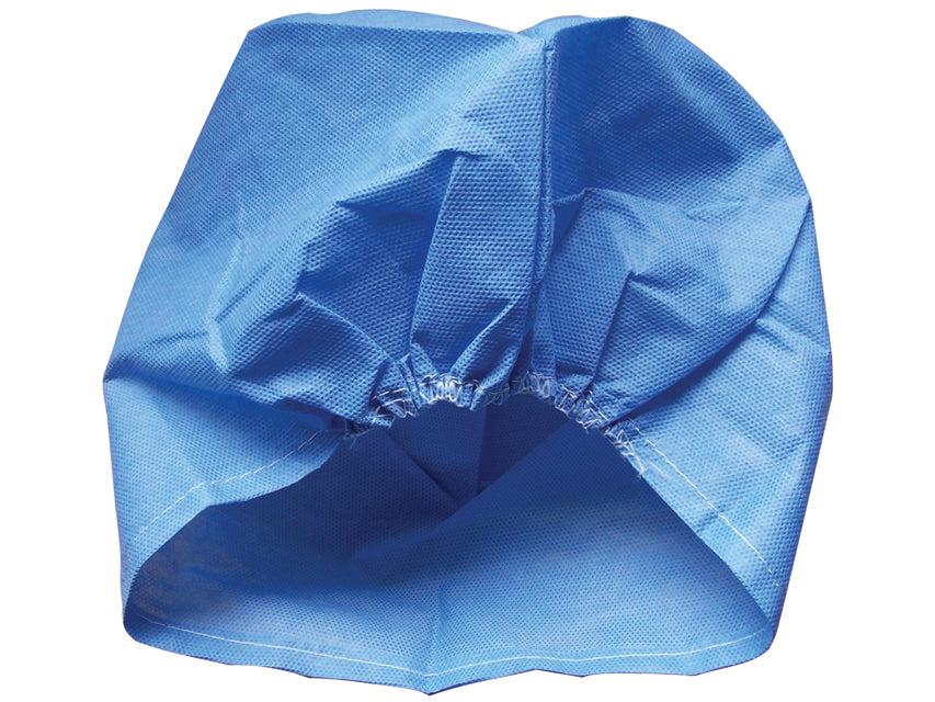 Cappellini monouso in SMS non sterile con elastico - conf. 100 pz.