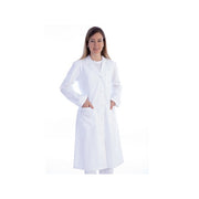 Bata blanca algodón/poliéster mujer - GIMA