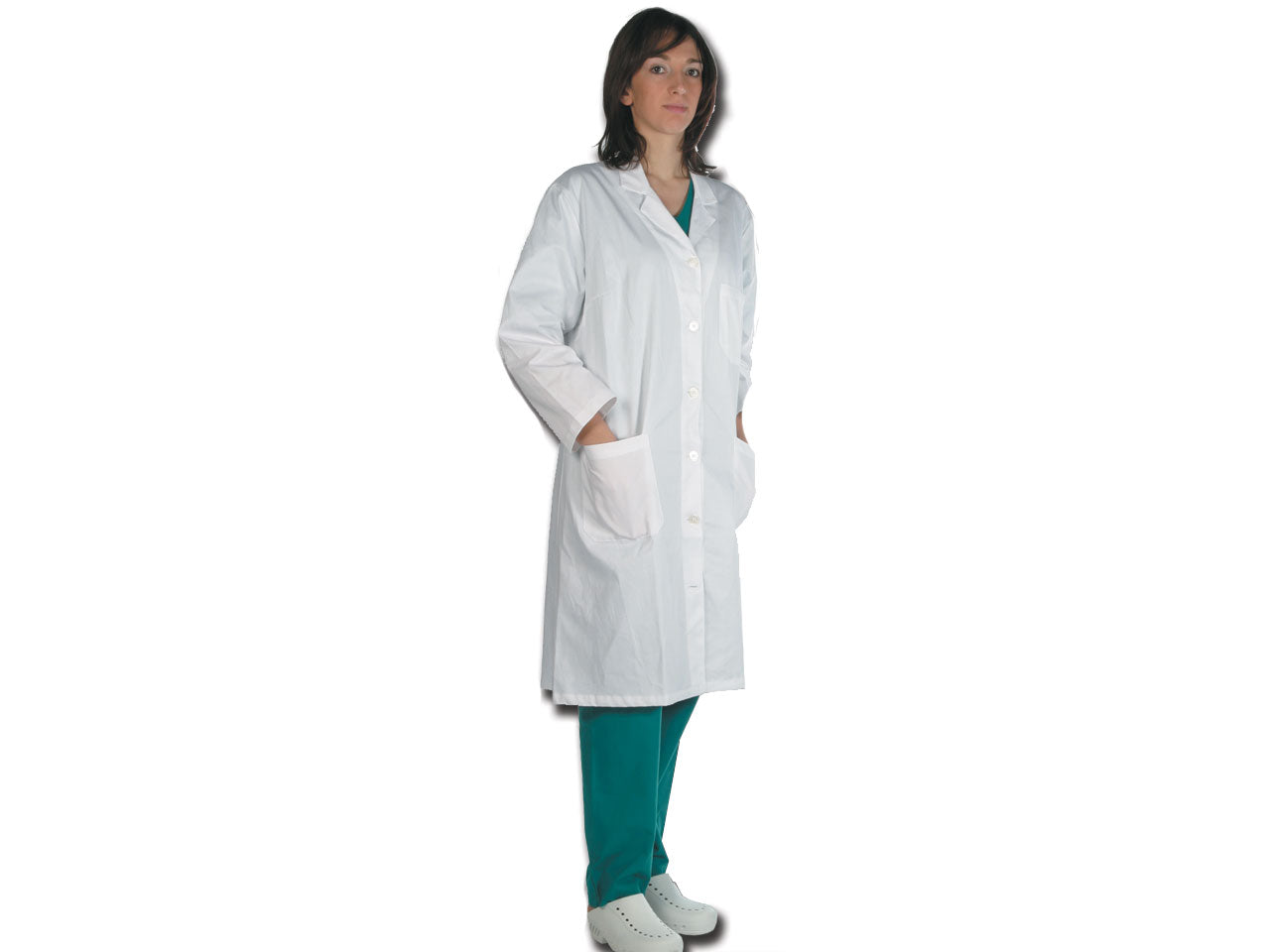 Camice bianco cotone/poliestere donna - GIMA