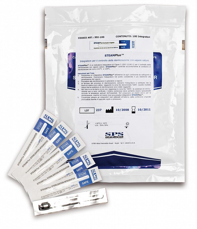 Test sterilizzazione Steam Plus 100 pz