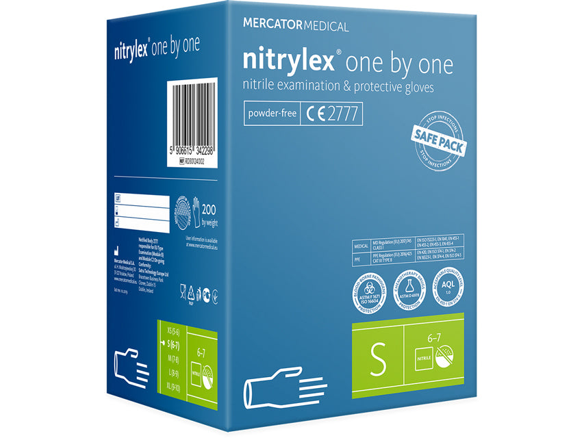 MERCATOR MEDICAL Guanti nitrile Nitrylex Classic One by One